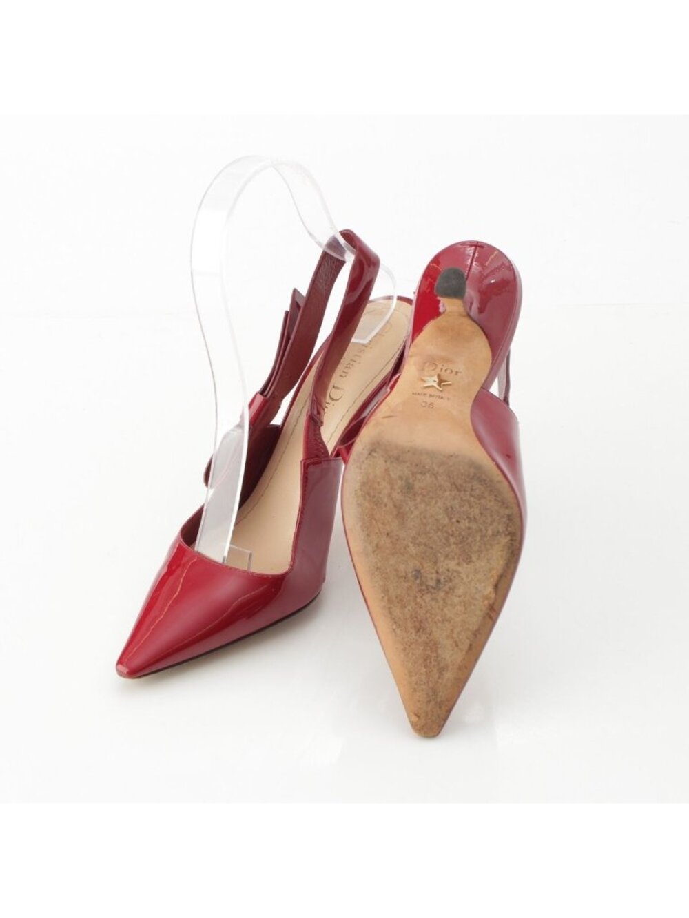 Dior Patent Ribbon Mule - Picture 5 of 10